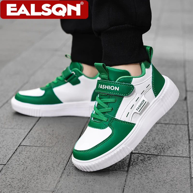 Kids' PU Leather Non-Slip Basketball Sneakers