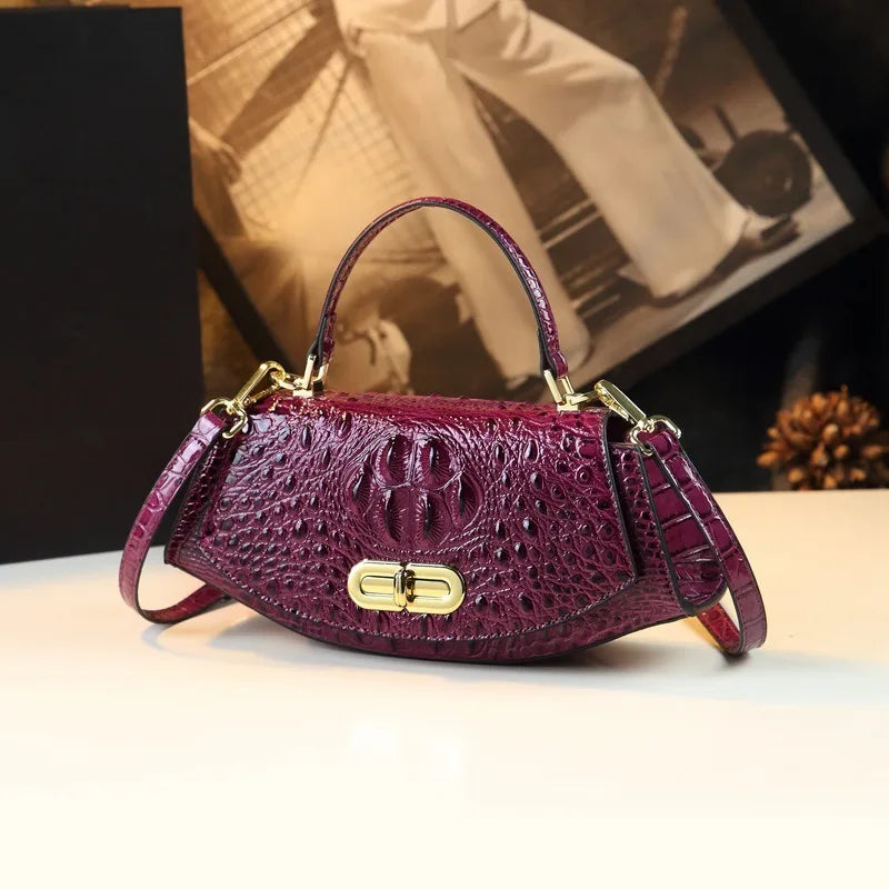 Women's PU Leather Saddle Bag Zipper Crossbody