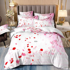 Japanese Ukiyo-e Wave Print Duvet Cover Set