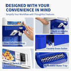 Commercial Electric Shaved Ice Machine and Snow Cone Maker
