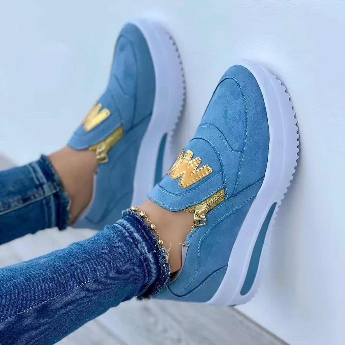 Women's Platform Slip-On Loafers