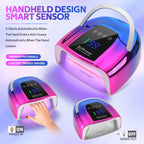 48 LED UV Nail Lamp 200W Rechargeable LCD Screen