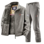 Men's Thick Fleece Lined Sportswear Tracksuit Set