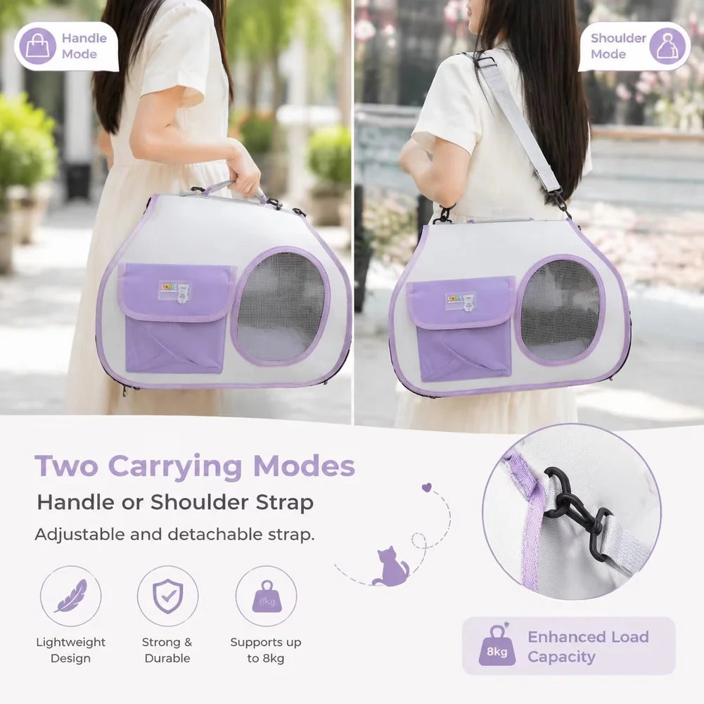 Portable Space Capsule Travel Pet Carrier Bag for Cats Dogs