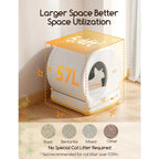 Extra Large Automatic Self Cleaning Cat Litter Box for Cats