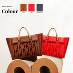 Women's Embossed Large Capacity Business Handbag