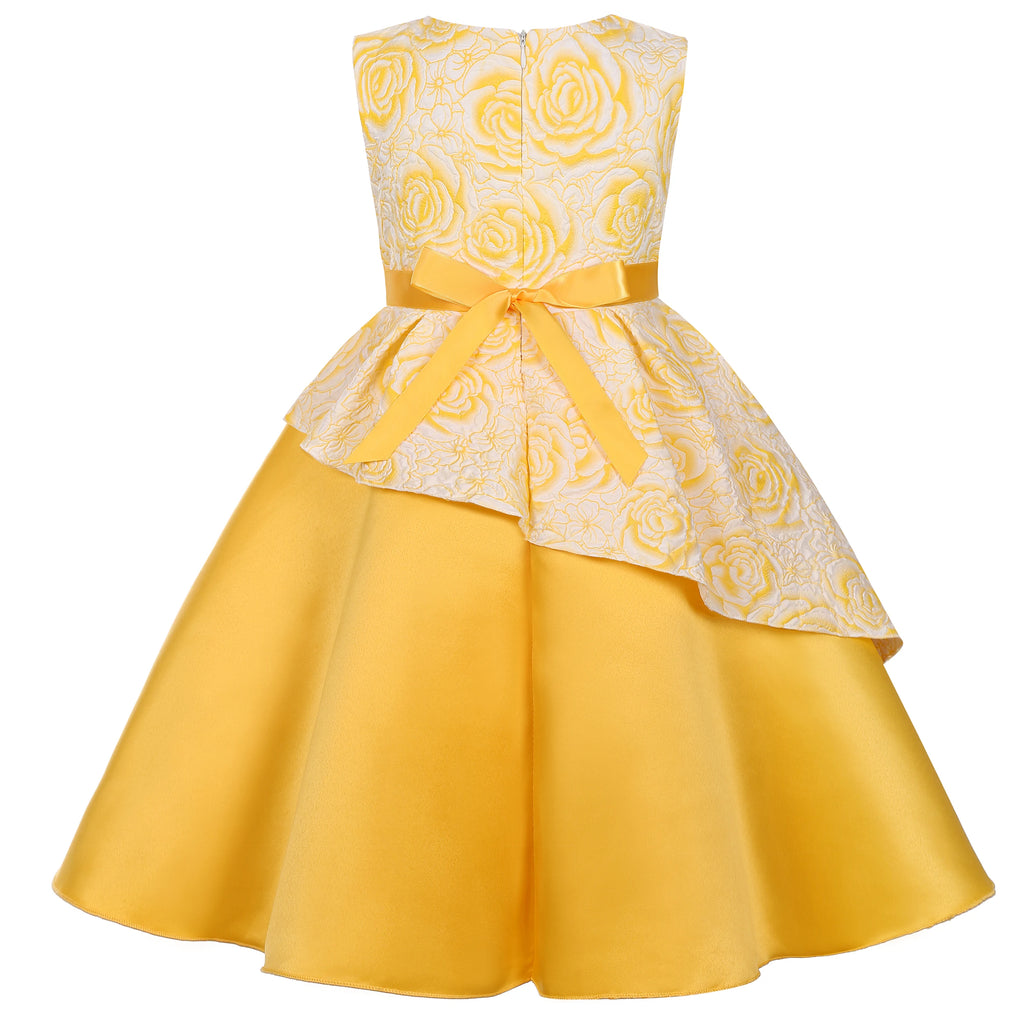 Girls' A-Line Flower Girl Dress with Bow