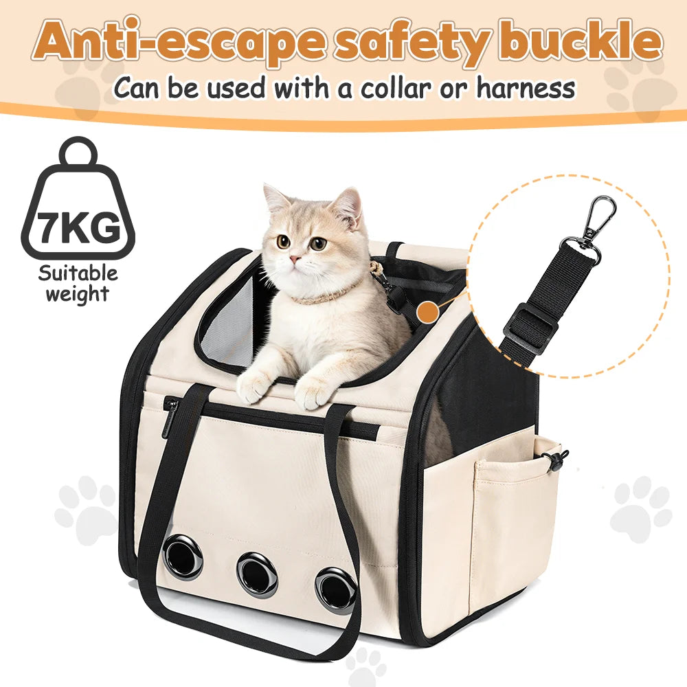 Portable Breathable Pet Carrier Bag for Cats Dogs