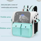 Large Capacity Pet Backpack Carrier for Cats Dogs
