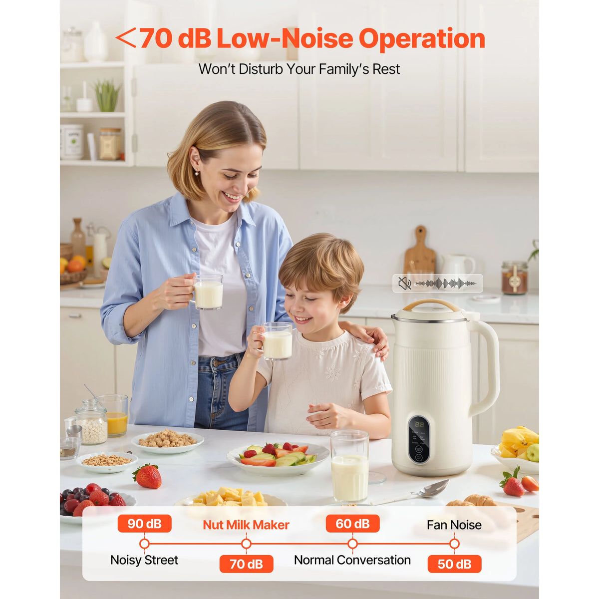 8-in-1 Electric Nut and Soy Milk Maker Machine