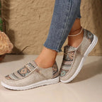 Women's Lightweight Canvas Lace-Up Sneakers