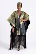 Women's African Traditional Evening Gown Maxi Dress