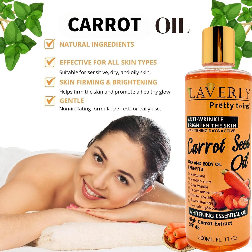 Carrot Beta-Carotene Moisturizing Body Gel Oil