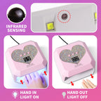 Portable UV Nail Dryer Lamp 21 LEDs for Gel Polish