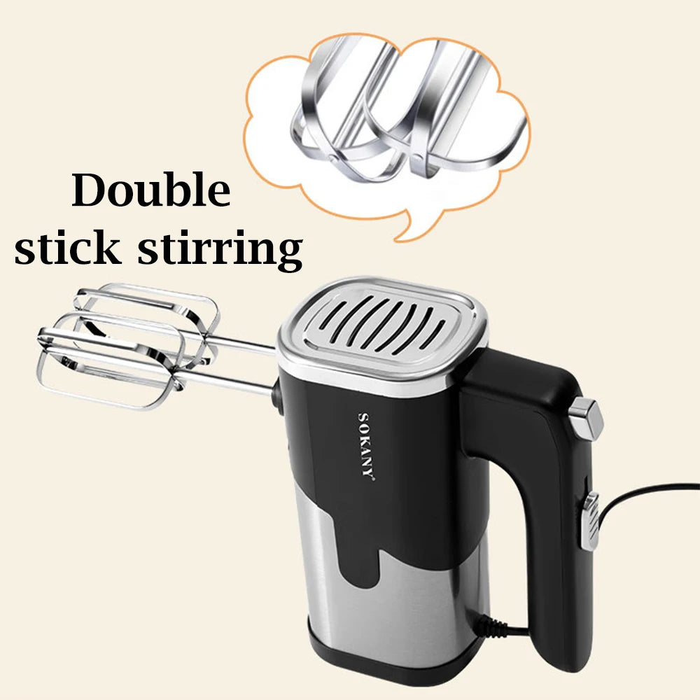 Electric 5-Speed Hand Mixer and Food Blender 800W