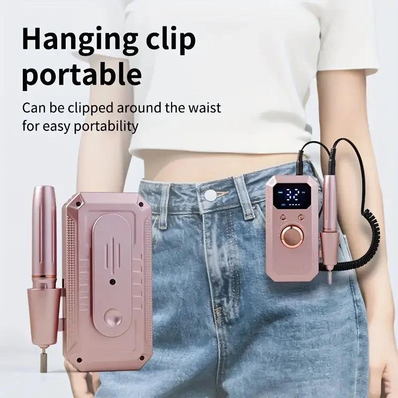 Electric Nail File Set USB Charging Portable Nail Polisher
