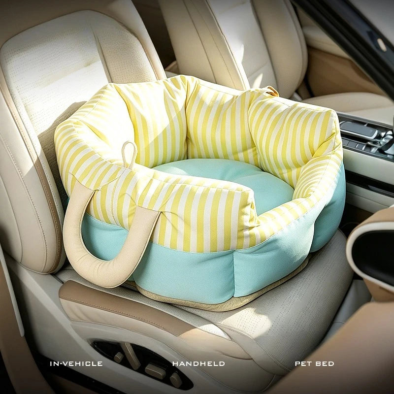Dog Car Seat Travel Bed Pet Carrier for Cats Dogs