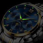 Men's Automatic Mechanical Watch with Moon Phase