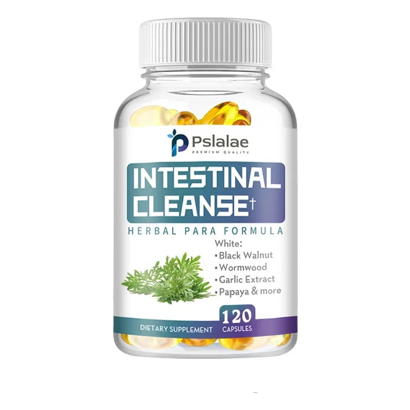 Intestinal Cleanse Herbal Supplement Capsules