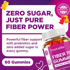 Prebiotic Fiber Digestive Health Support Dietary Supplement Gummies