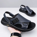 Men's Luxury Genuine Leather 2-in-1 Driving Sandals