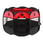 Foldable Octagonal Pet Tent Playpen for Cats Dogs