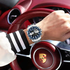 Men's Analog-Digital Quartz Watch with Week Date