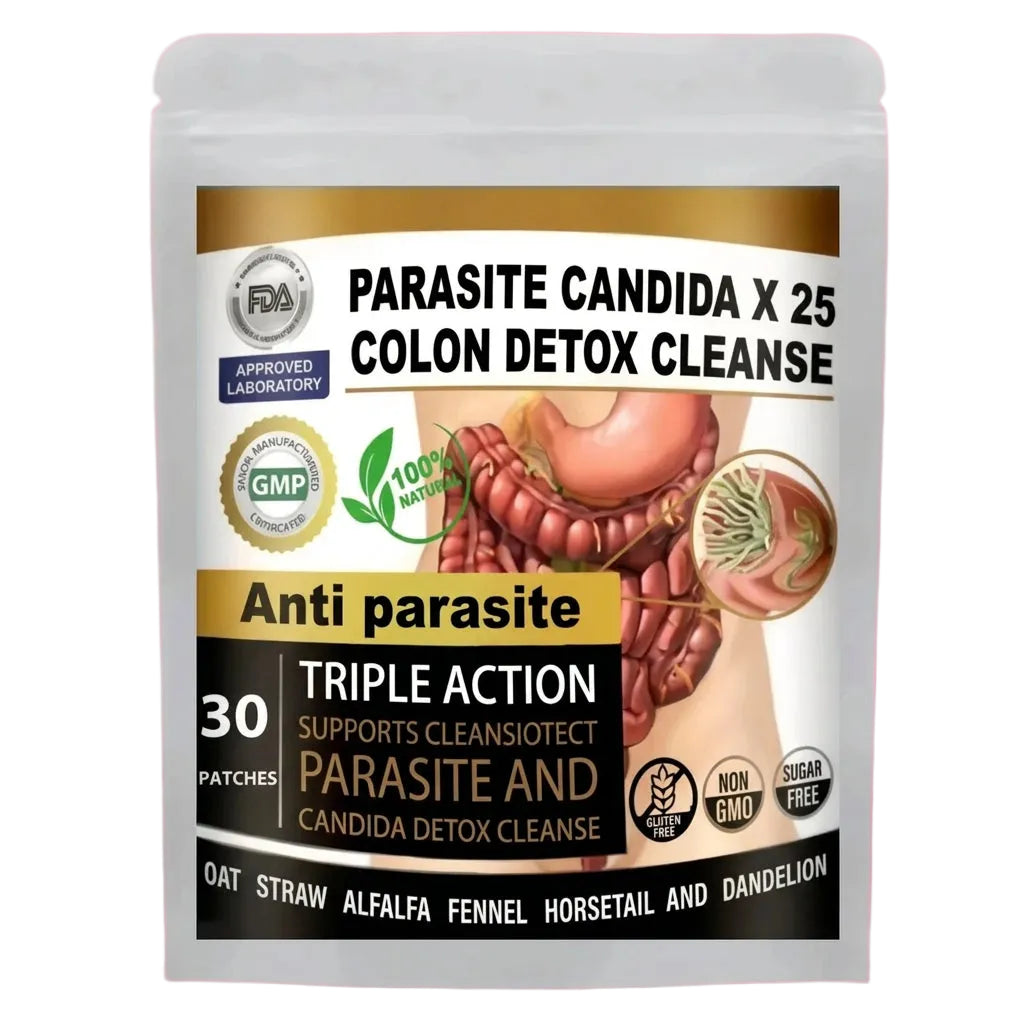 Parasite & Candida Detox Body Cleanse Patches 30 Count