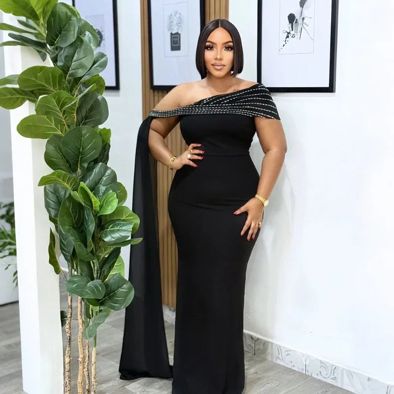Women's Elegant Dashiki Long Maxi Dress