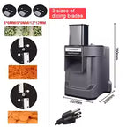 Commercial Electric 3-in-1 Vegetable Chopper and Food Processor