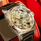 Men's Automatic Tourbillon Hollow Mechanical Watch