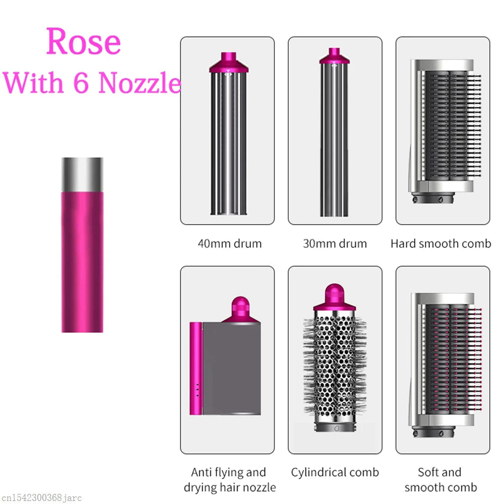 Professional Multi Hair Styler and Hot Air Brush Dryer X9