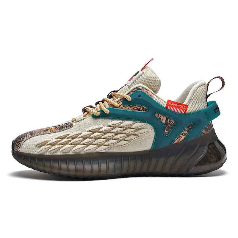 Men's Breathable Lace-Up Casual Running Sneakers 8860
