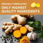 Turmeric and Garlic Joint Support Dietary Supplement Capsules