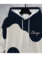 Men's 3D Pattern Printed Hoodie and Pants Two-Piece Set