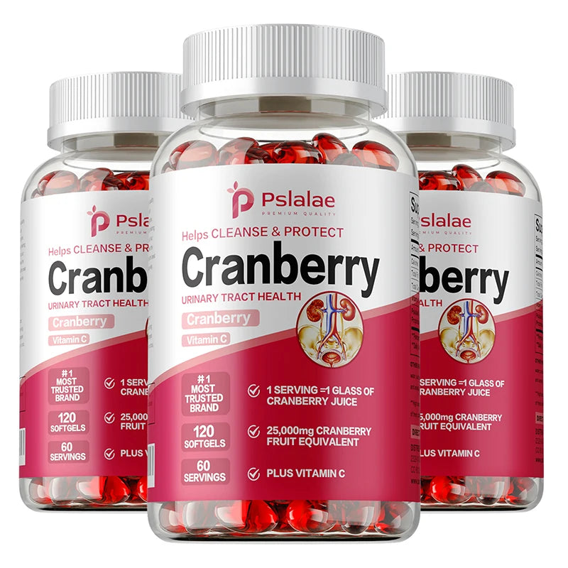 Organic Cranberry Capsules Urinary Tract Bladder Health