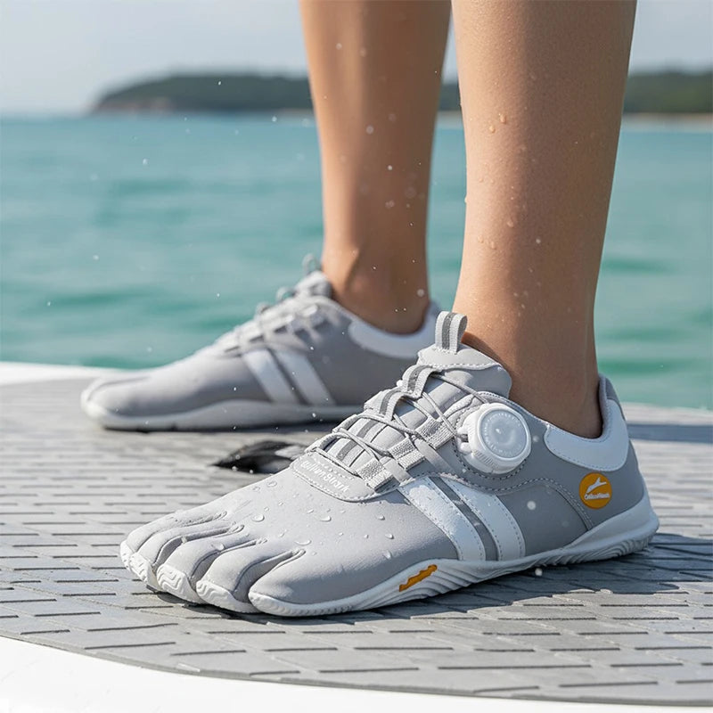 Men's Five Finger Barefoot Quick-Adjust BOA Split-Toe Sneakers