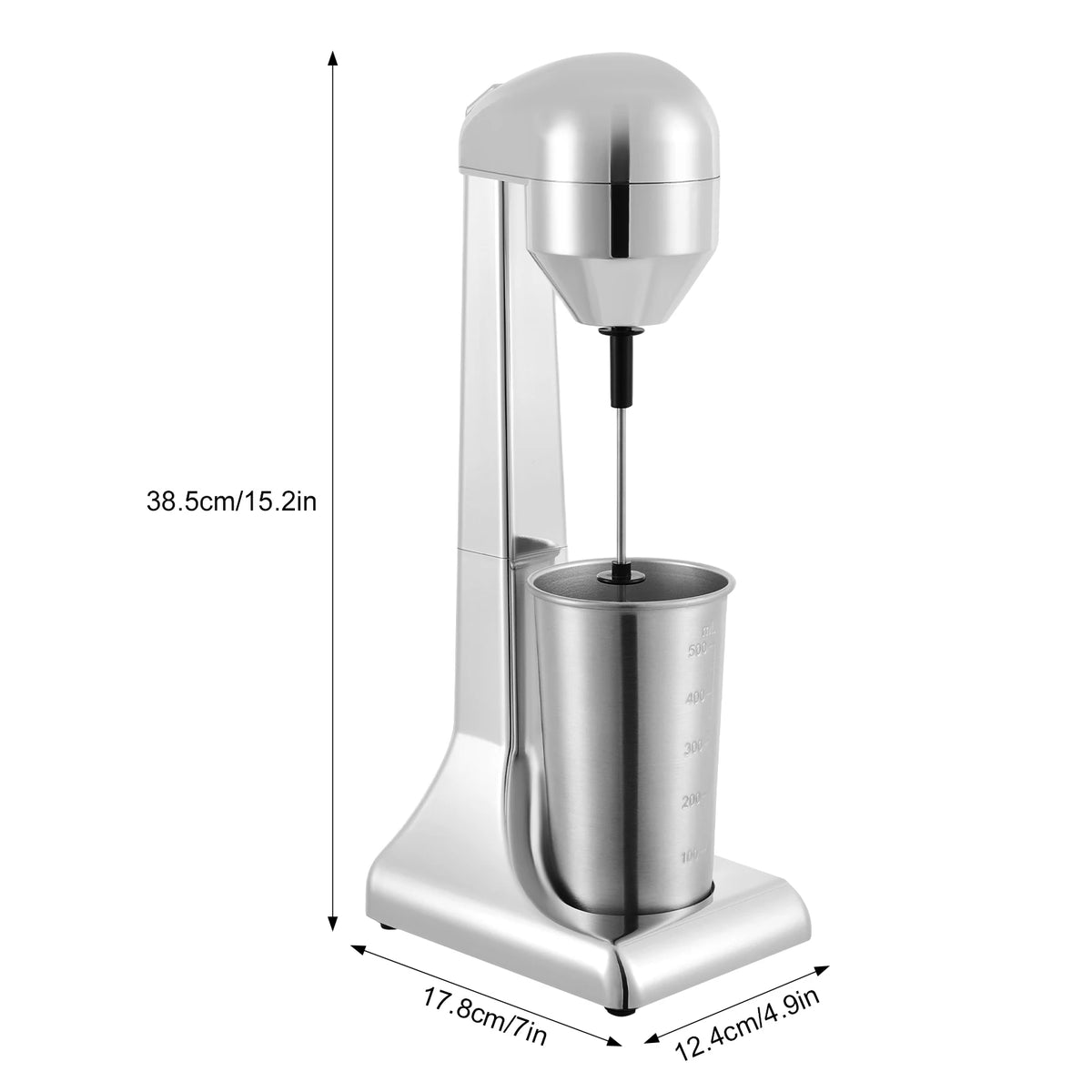 Electric 2-Speed Milkshake Maker and Drink Mixer 100W