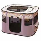 Portable Pet Playpen Folding Cage for Cats Dogs