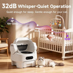 XL Automatic Self Cleaning Open Top Cat Litter Box for Cats