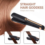Professional 2-in-1 Ceramic Hair Straightener and Curling Iron