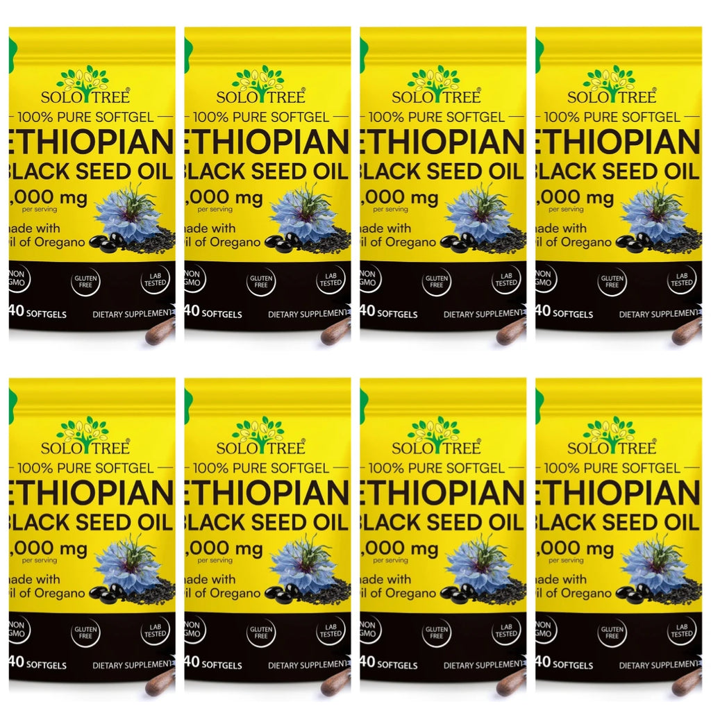 Black Seed Oil with Oregano Oil Dietary Supplement Softgels