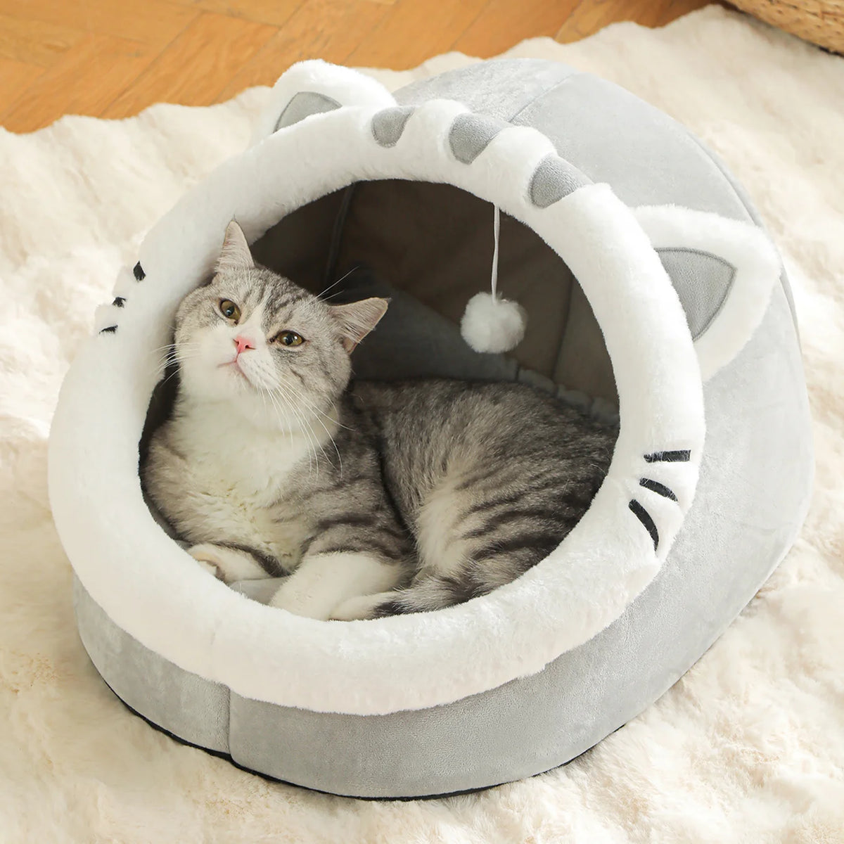 Universal Soft Cave Bed House for Cats Dogs