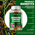Sea Moss Thyroid and Joint Health Support Dietary Supplement Gummies