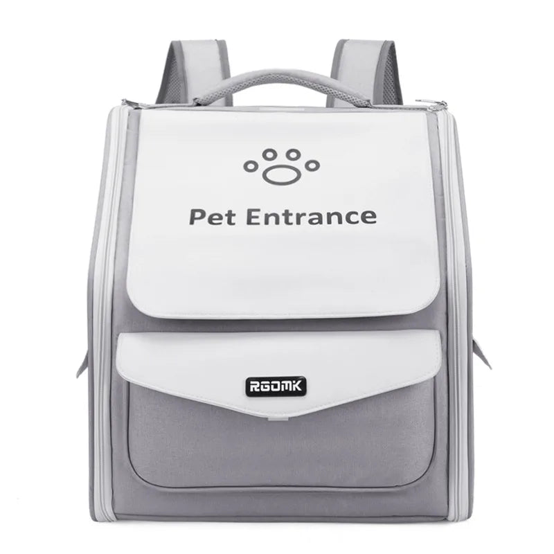 Breathable Foldable Pet Stroller Backpack Carrier for Cats Dogs