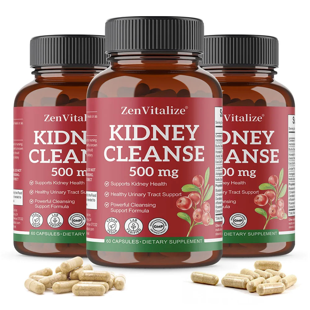Kidney Cleanse Capsules with Cranberry Extract