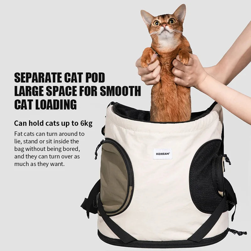 Breathable Pet Carrier Backpack for Cats Dogs