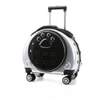 Portable Breathable Rolling Pet Carrier Backpack for Cats Dogs