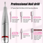 45000 RPM Electric Nail Drill Kit for Acrylic Gel Dip Powder Nails