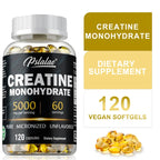 Creatine Monohydrate Muscle Strength Dietary Supplement Capsules